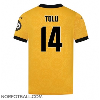 Billige Fotballdrakt Wolves Tolu Arokodare #14 Replika Hjemmedrakt 2025-26 Kortermet